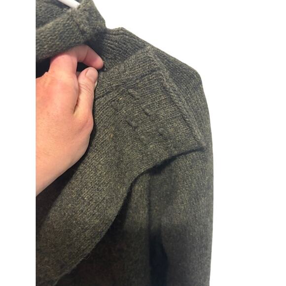 Deane & White 100% Lambswool Roll Neck Pullover Gray Sweater Women's size Large - Picture 7 of 9